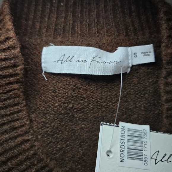 Cozy Brown Tunic/Sweater Dress by All in Favor (Nordstrom) - Picture 2 of 2